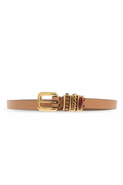 Etro BROWN Leather belt