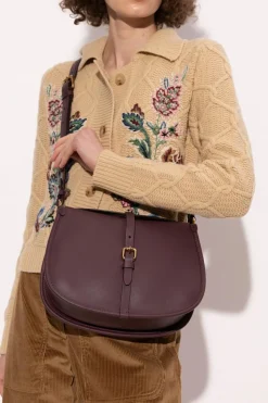 Etro BROWN Leather shoulder bag