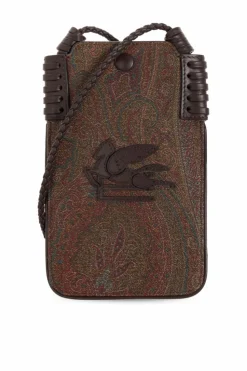 Etro BROWN Phone bag