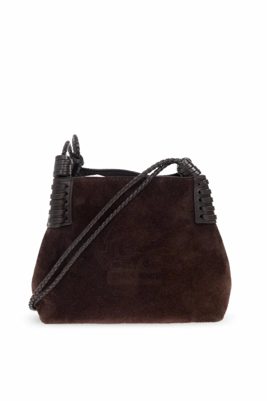 Etro BROWN Suede shoulder bag