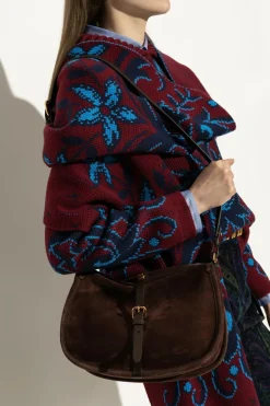 Etro BROWN Suede shoulder bag