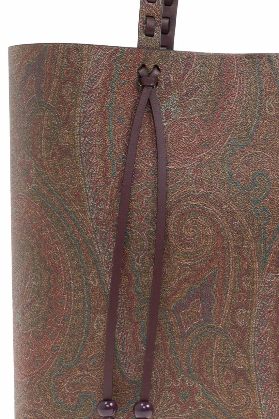Etro BURGUNDY shopper type bag