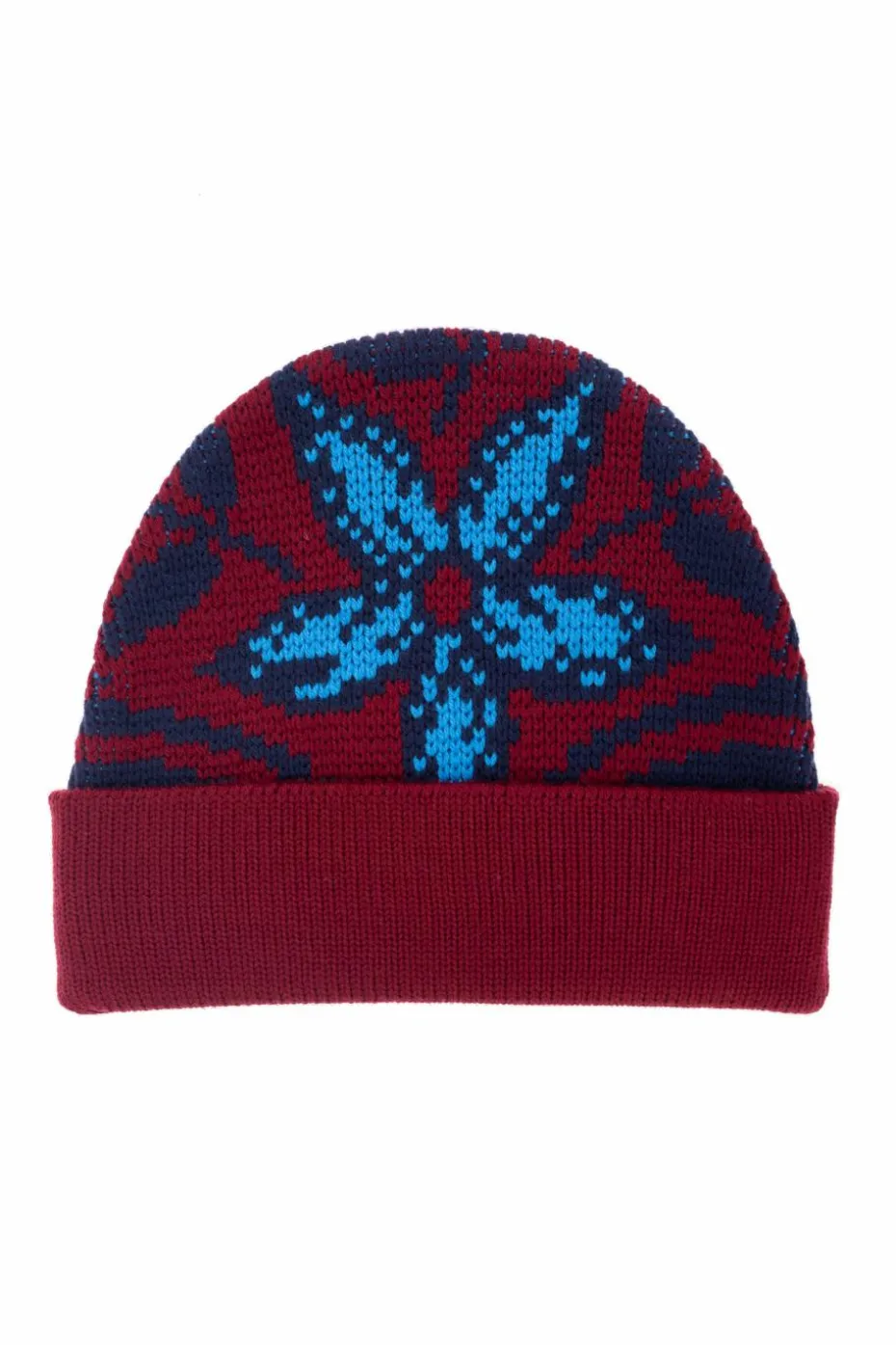 Etro BURGUNDY Wool hat