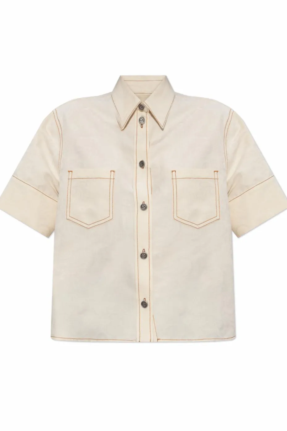 Etro cream Short-sleeve shirt