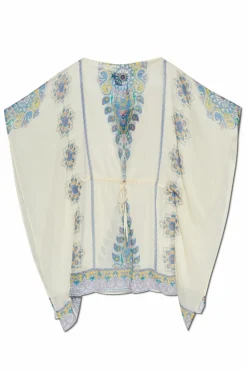 Etro cream Silk dress