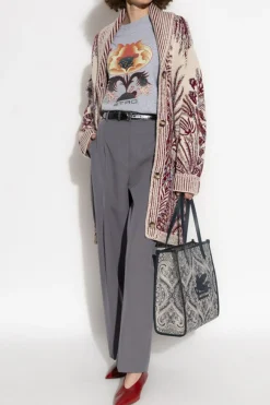 Etro cream Wool cardigan
