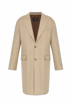 Etro cream Wool coat