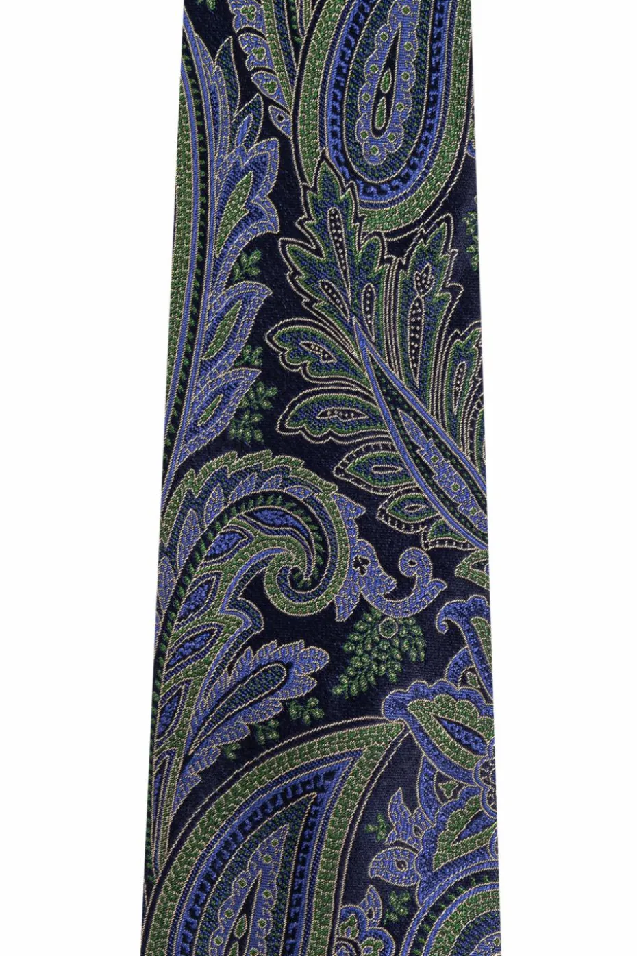 Etro GREEN Patterned tie