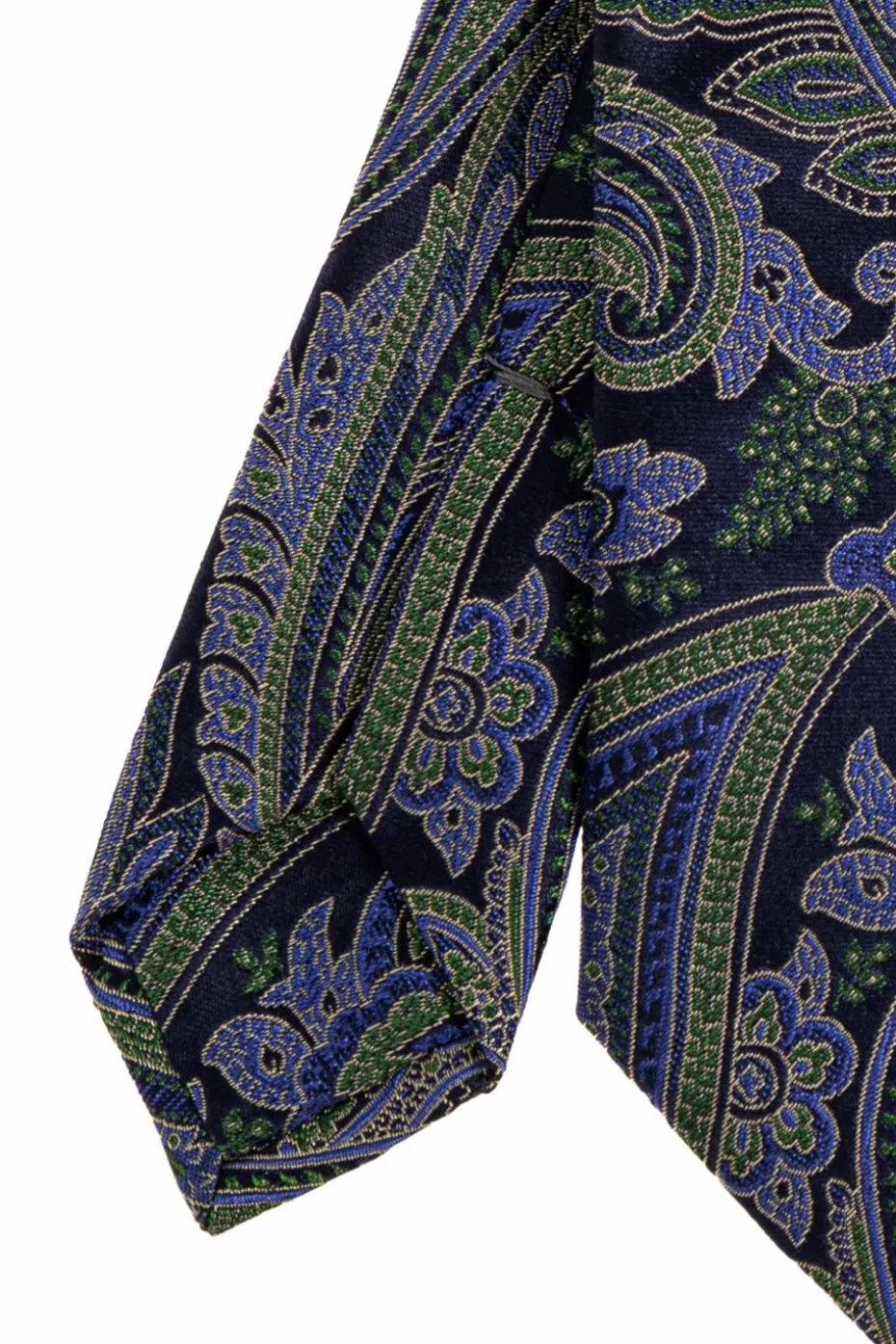 Etro GREEN Patterned tie