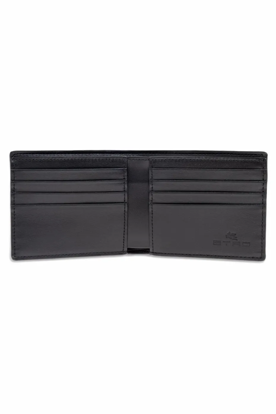 Etro GREY Wallet with embroidered logo