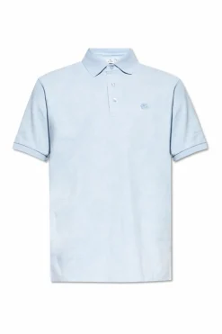 Etro light blue Polo with logo