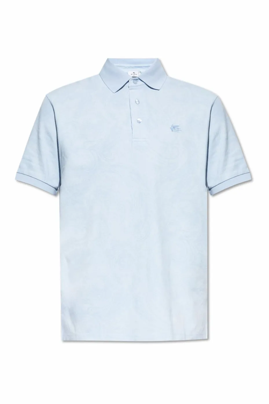 Etro light blue Polo with logo