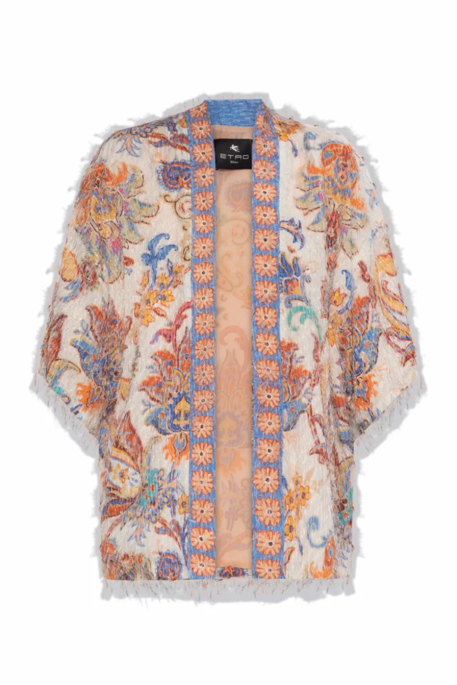 Etro MULTICOLOUR Cardigan with fringes