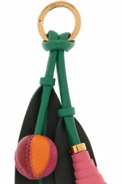 Etro MULTICOLOUR Leather keychain