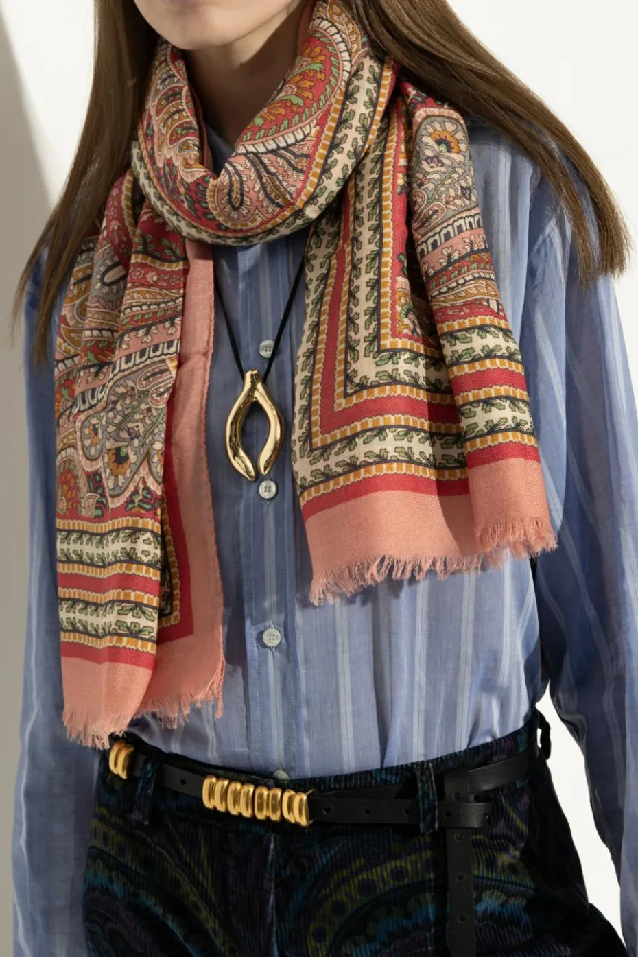 Etro MULTICOLOUR Patterned scarf