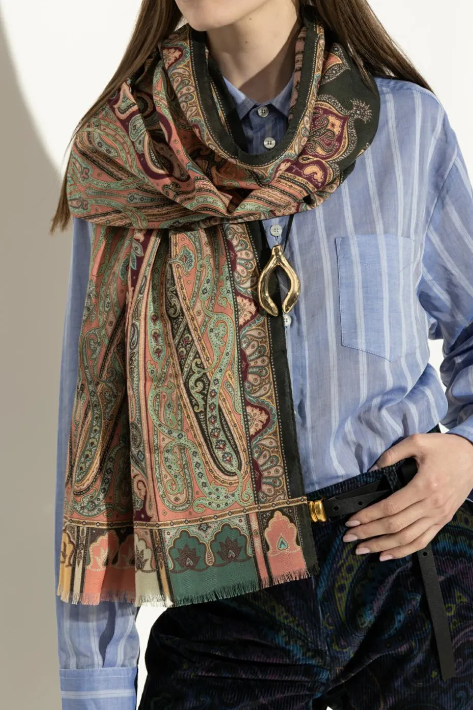 Etro MULTICOLOUR Patterned scarf
