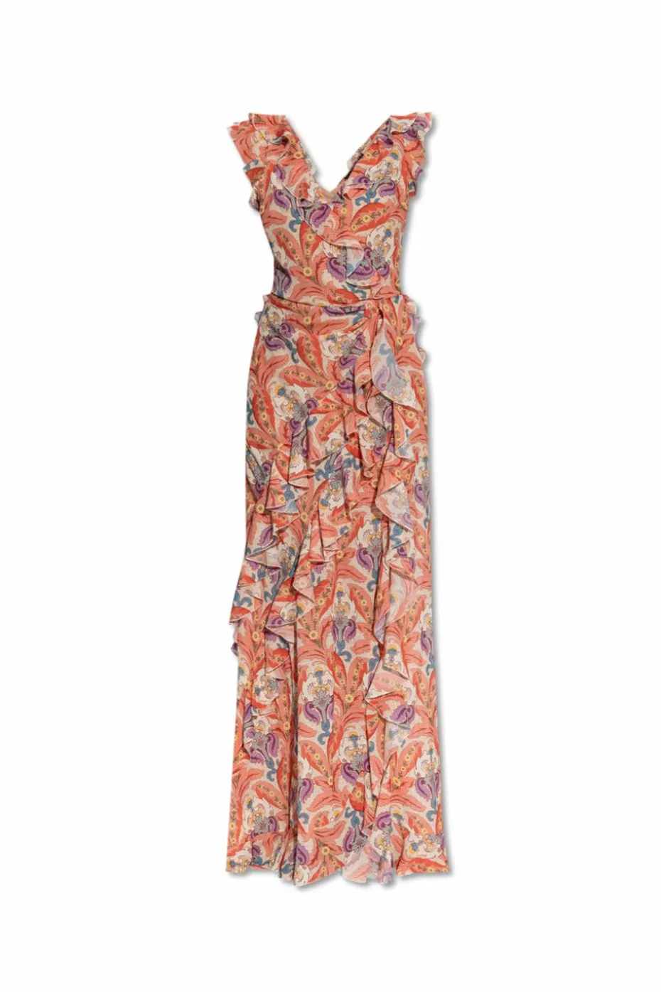 Etro MULTICOLOUR Patterned dress with ruffles