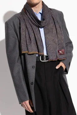 Etro MULTICOLOUR Scarf with decorative pattern