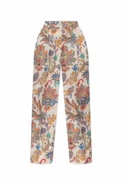 Etro MULTICOLOUR Silk pleated trousers