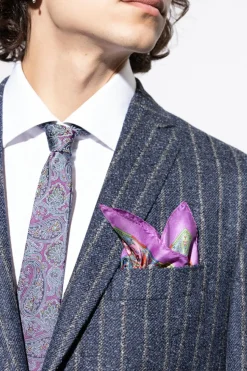 Etro MULTICOLOUR Silk pocket square