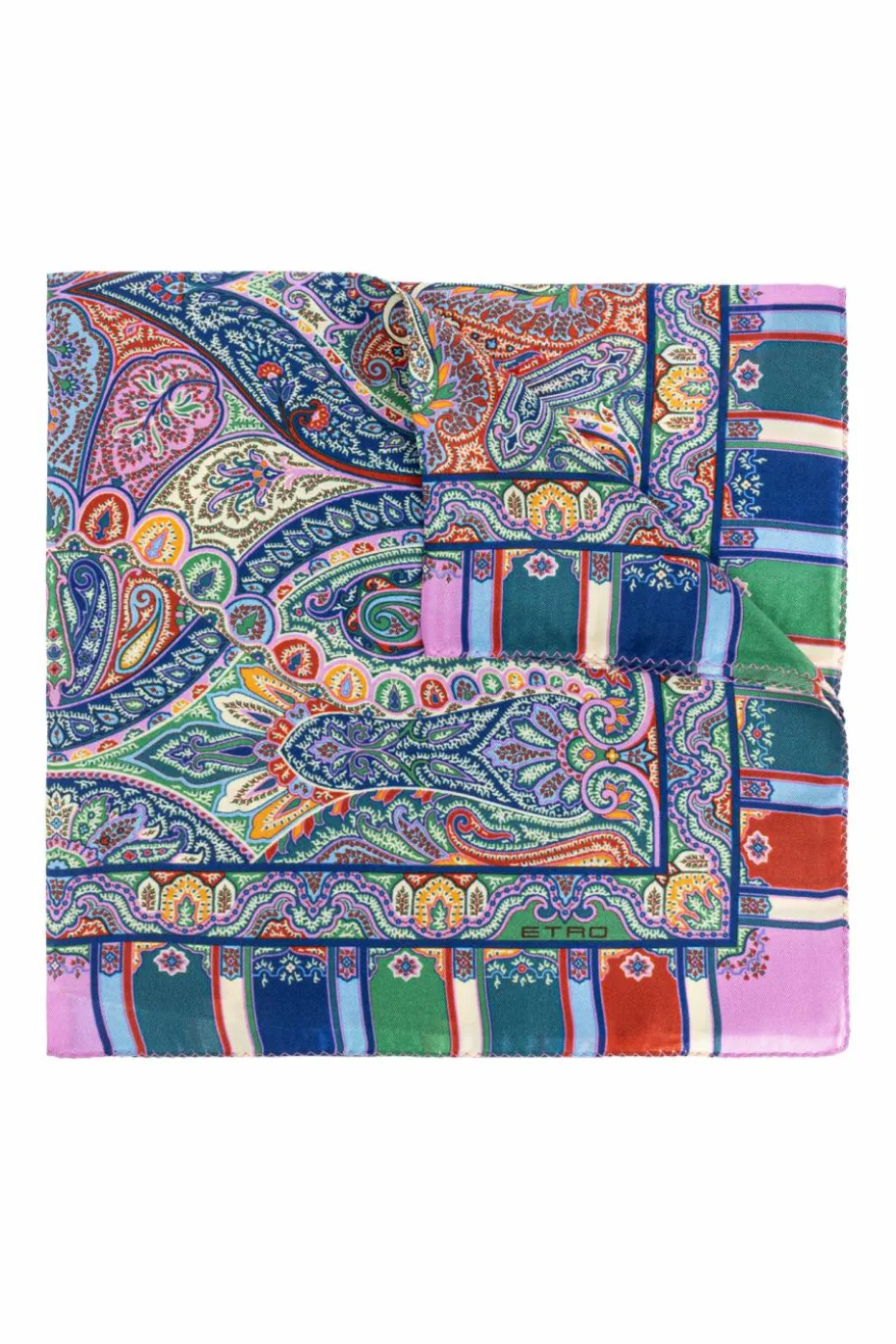 Etro MULTICOLOUR Silk pocket square