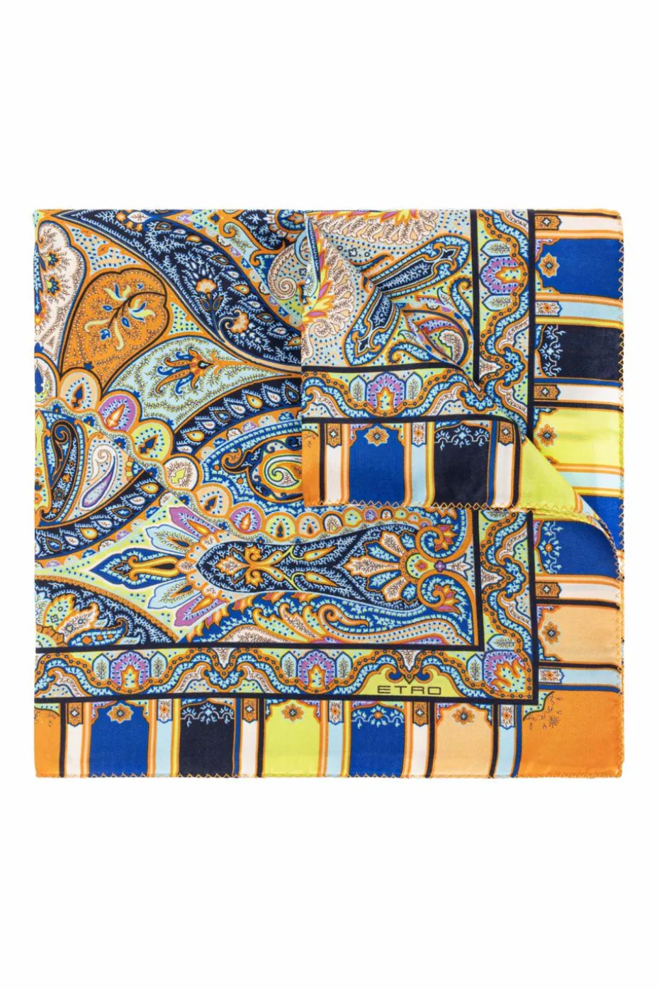 Etro MULTICOLOUR Silk pocket square