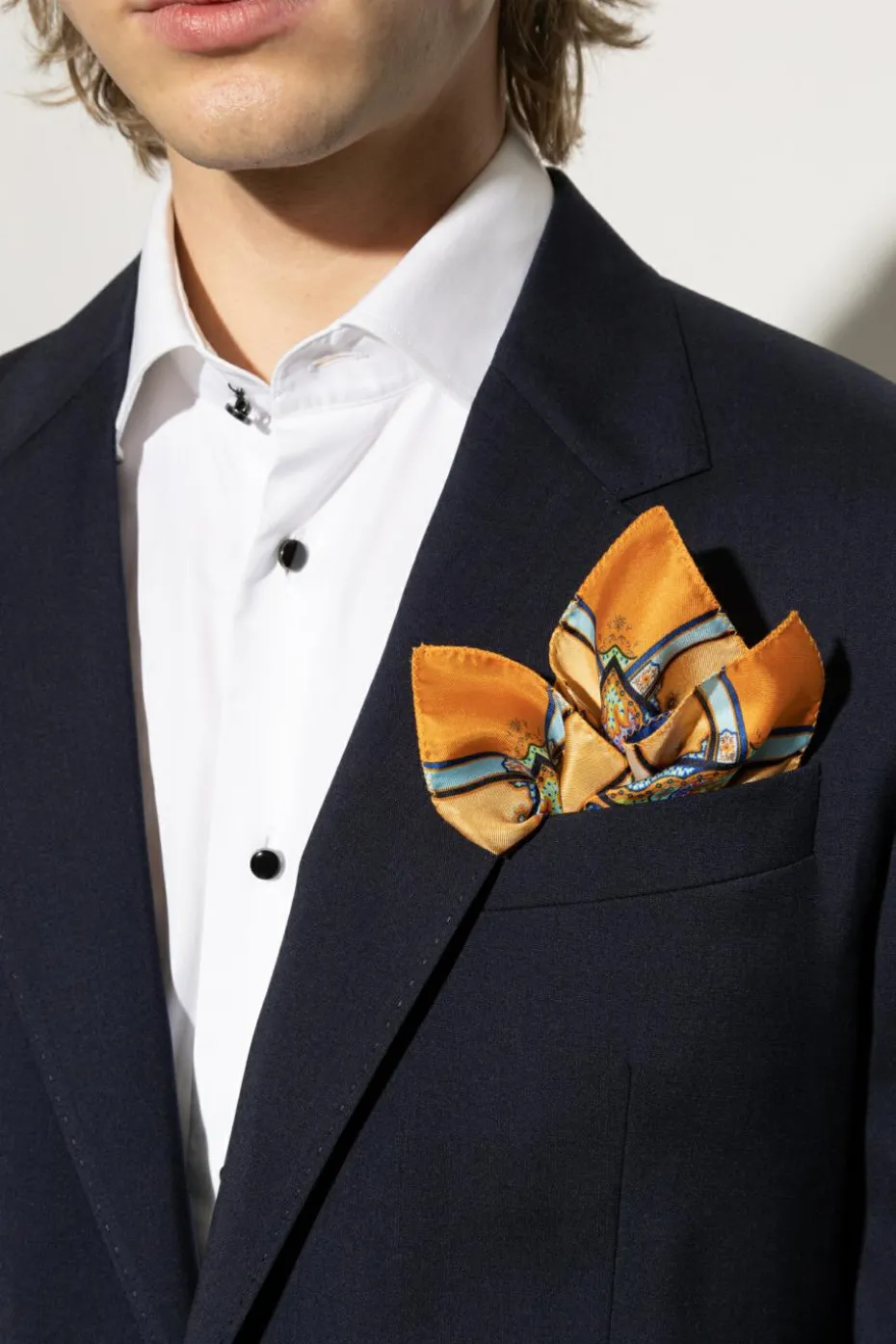 Etro MULTICOLOUR Silk pocket square