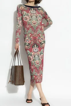 Etro MULTICOLOUR Sweater with floral motif