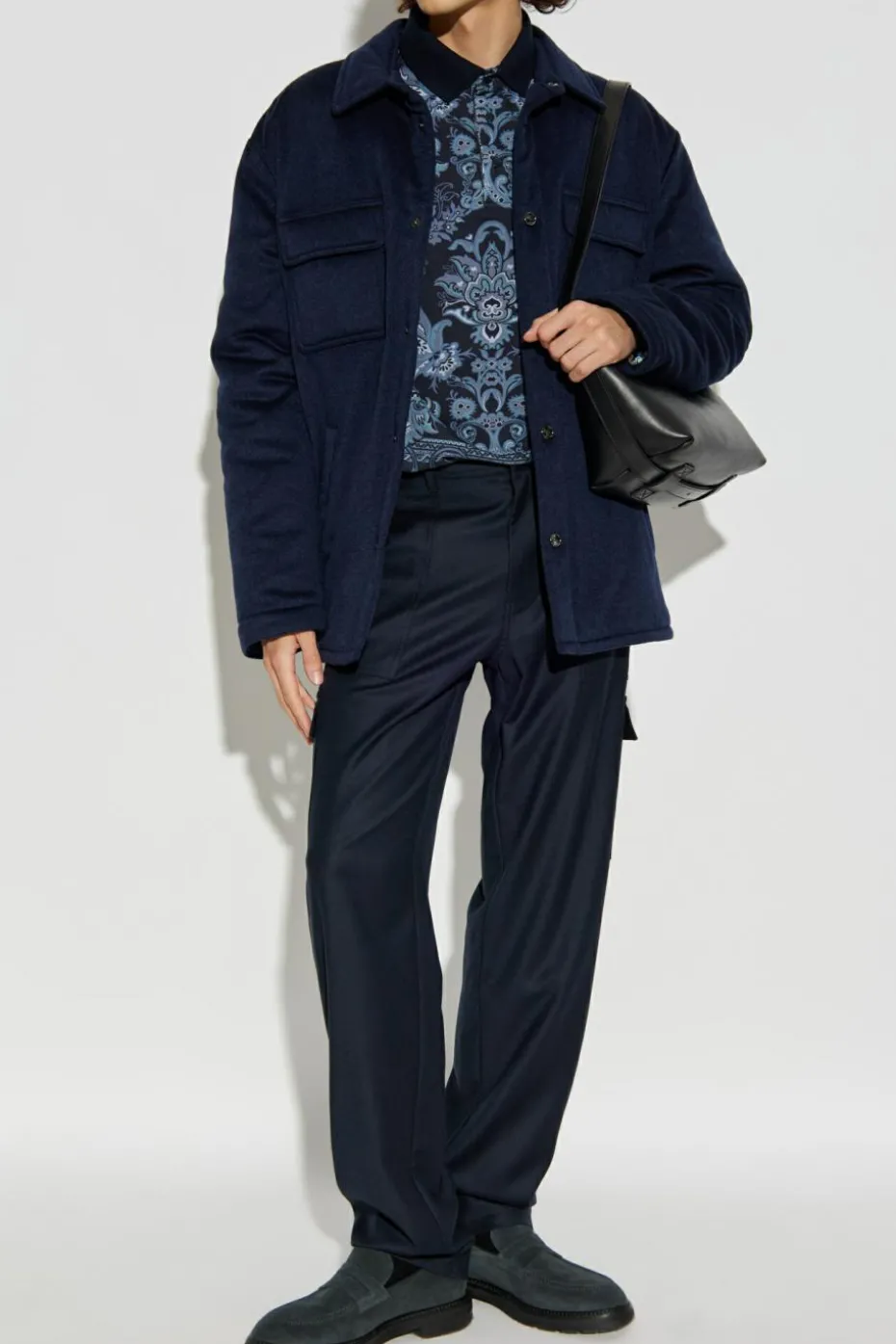 Etro NAVY BLUE Cargo pants