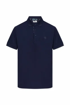 Etro NAVY BLUE Cotton polo