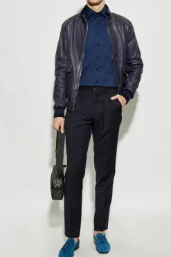 Etro NAVY BLUE Cotton shirt