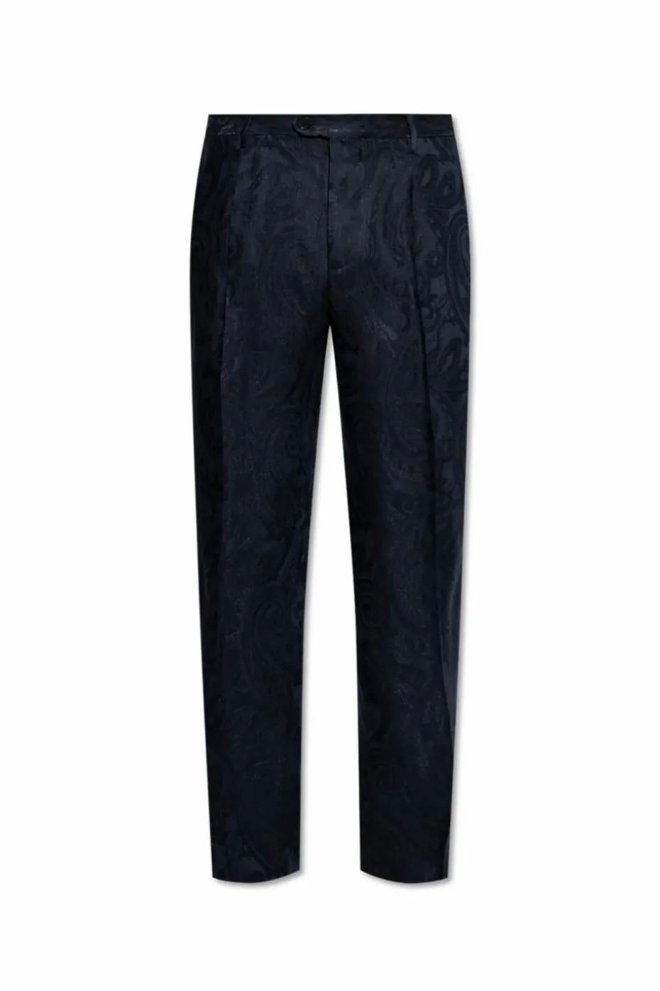 Etro NAVY BLUE Patterned pants