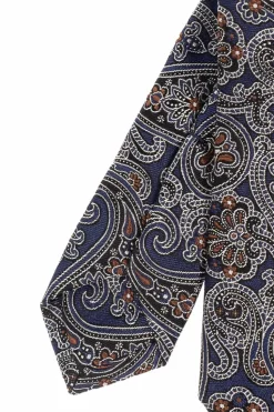 Etro NAVY BLUE Patterned tie