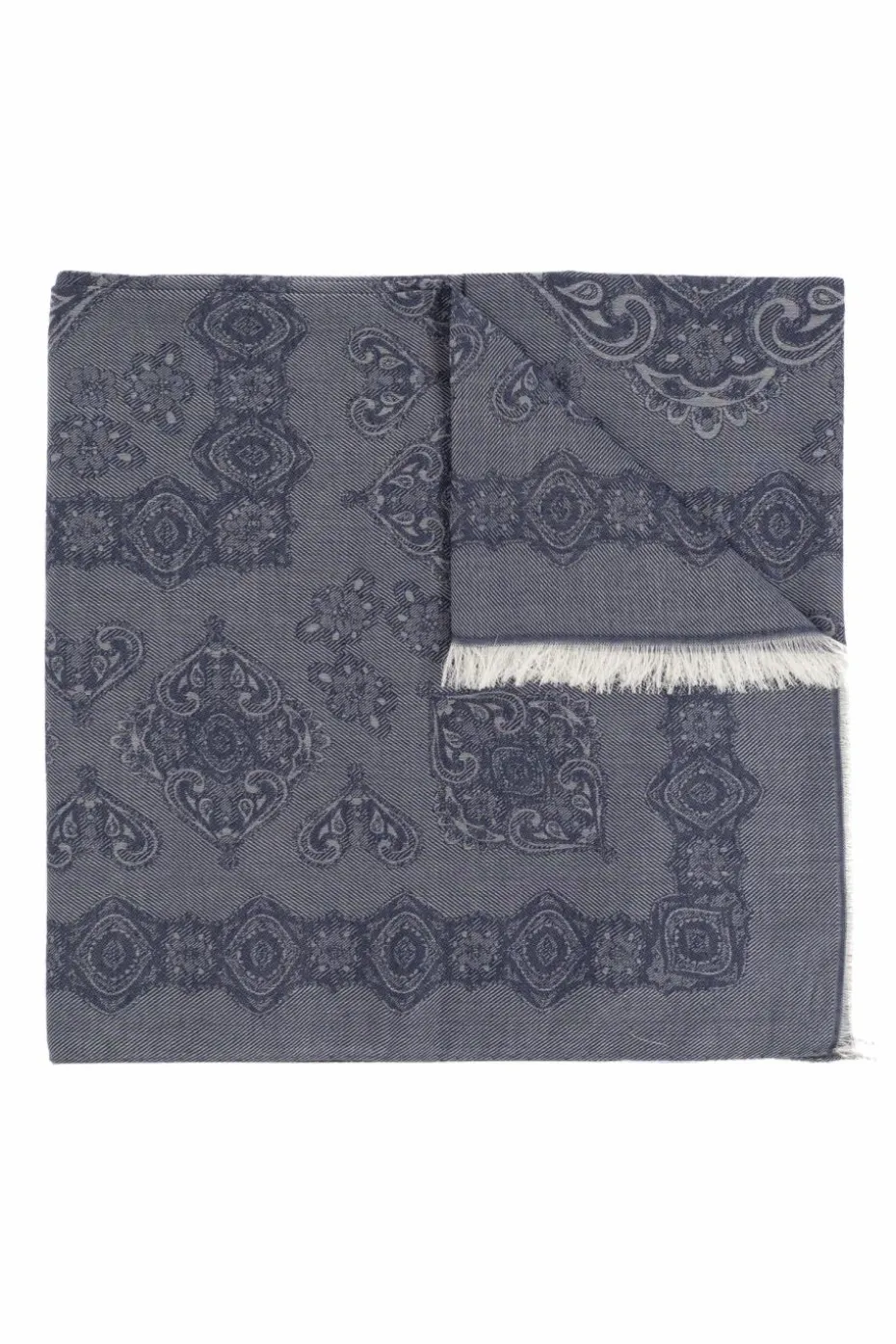 Etro NAVY BLUE Patterned scarf