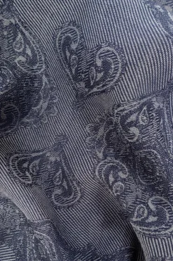 Etro NAVY BLUE Patterned scarf
