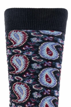 Etro NAVY BLUE Patterned socks