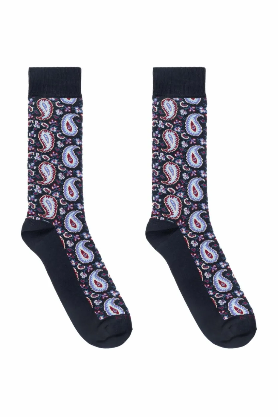 Etro NAVY BLUE Patterned socks
