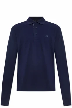 Etro NAVY BLUE Polo with logo
