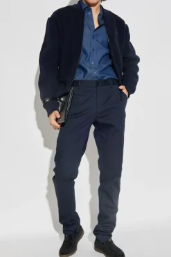 Etro NAVY BLUE Shirt with logo
