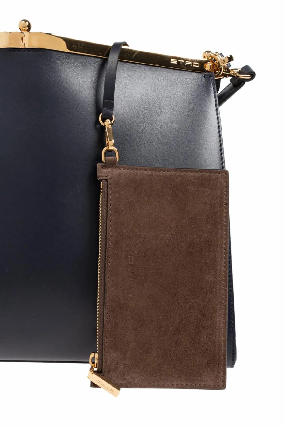 Etro NAVY BLUE Shoulder Bag Vela Large