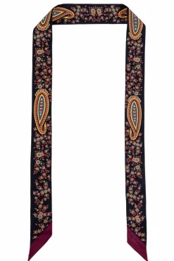 Etro NAVY BLUE Silk scarf