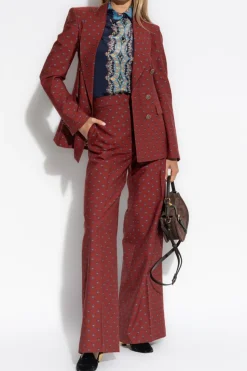 Etro NAVY BLUE Silk shirt