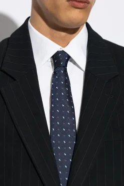 Etro NAVY BLUE Silk tie