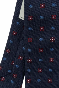 Etro NAVY BLUE Silk tie