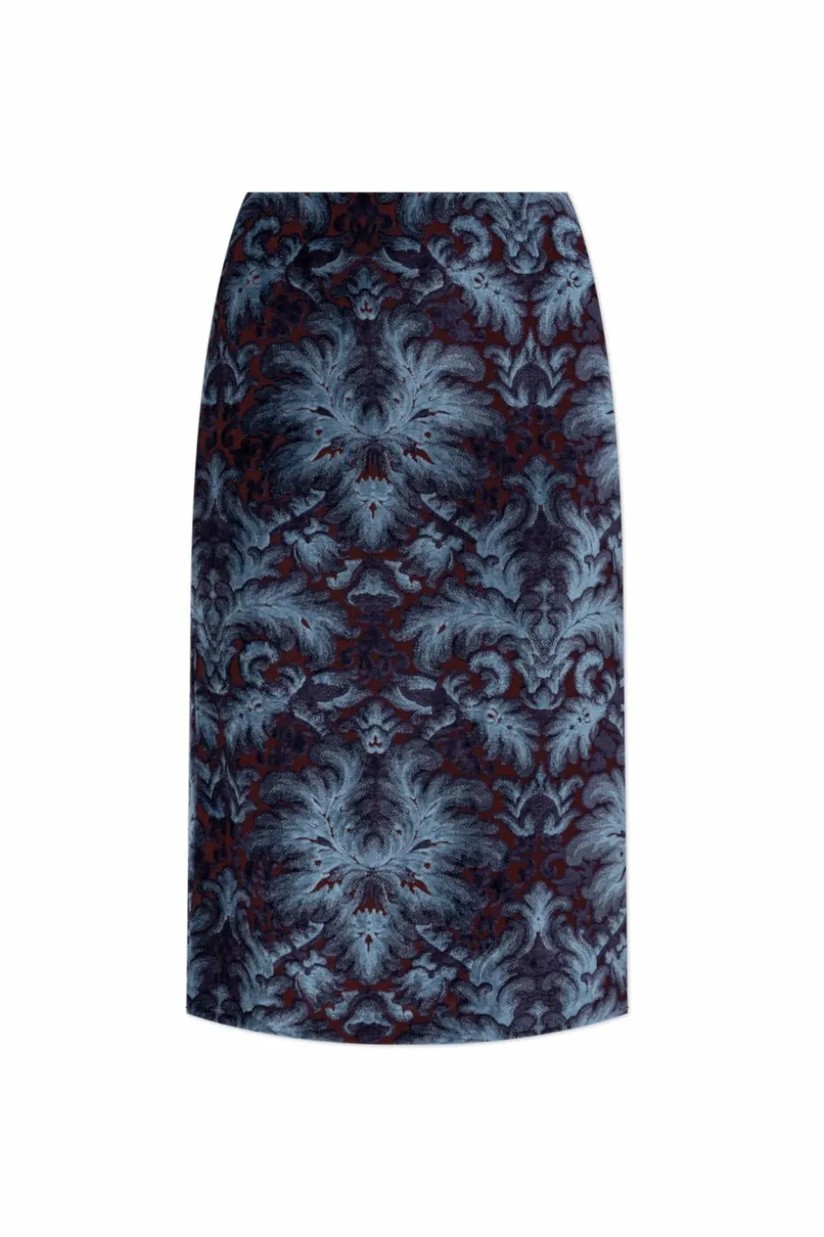 Etro NAVY BLUE Skirt with a velvety finish