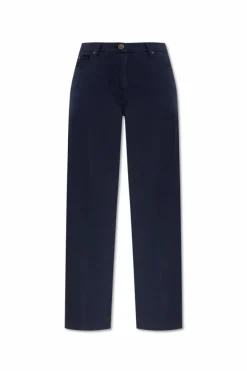 Etro NAVY BLUE Straight-leg trousers