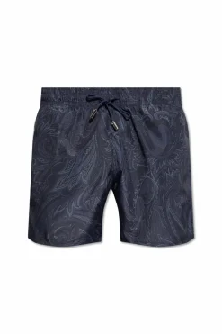 Etro NAVY BLUE Swim shorts