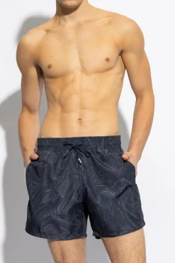 Etro NAVY BLUE Swim shorts