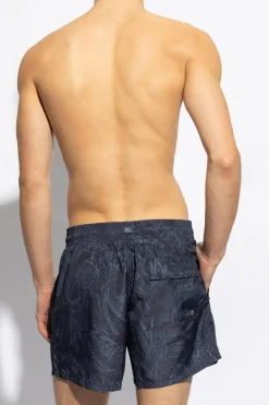 Etro NAVY BLUE Swim shorts