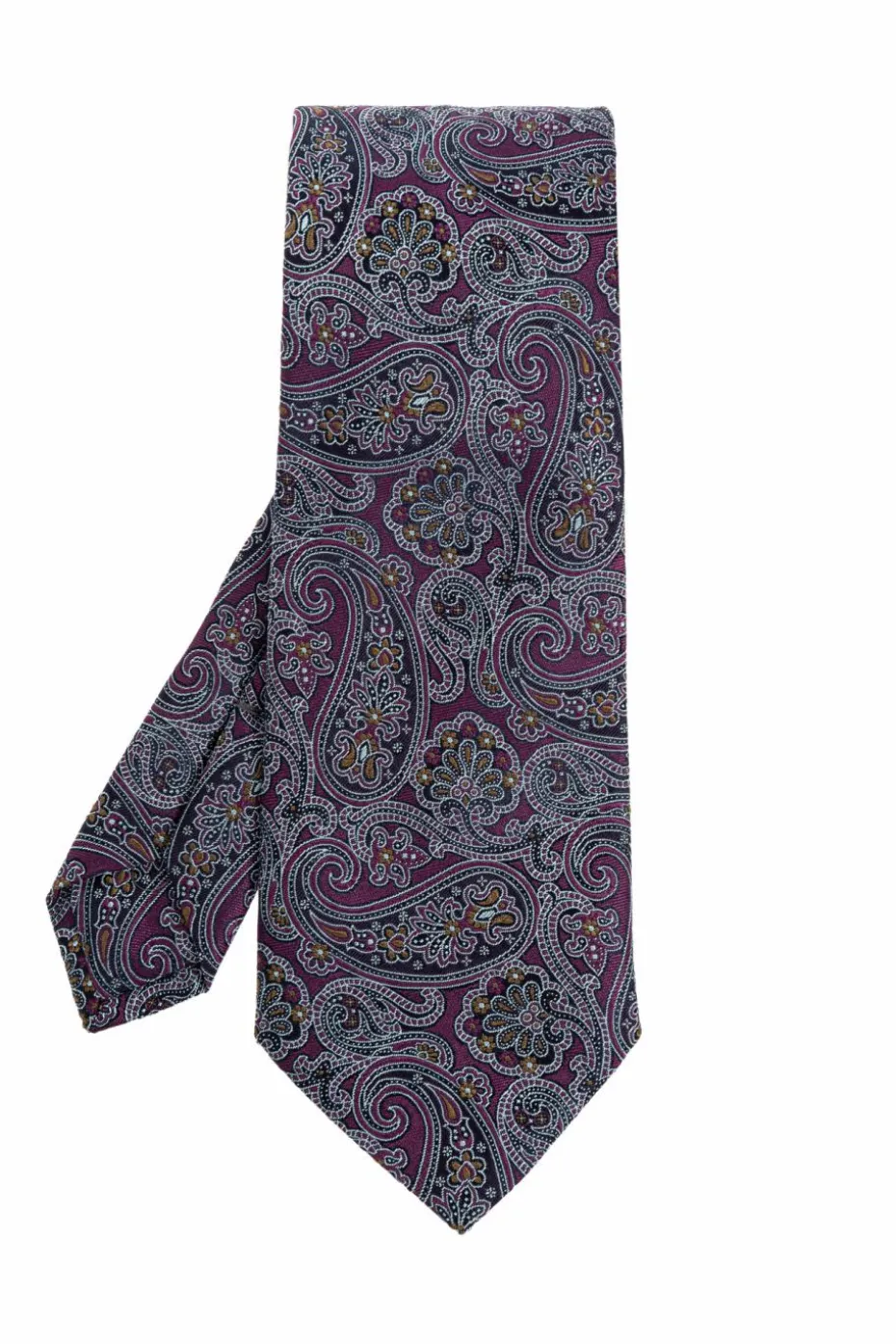 Etro PURPLE Patterned tie